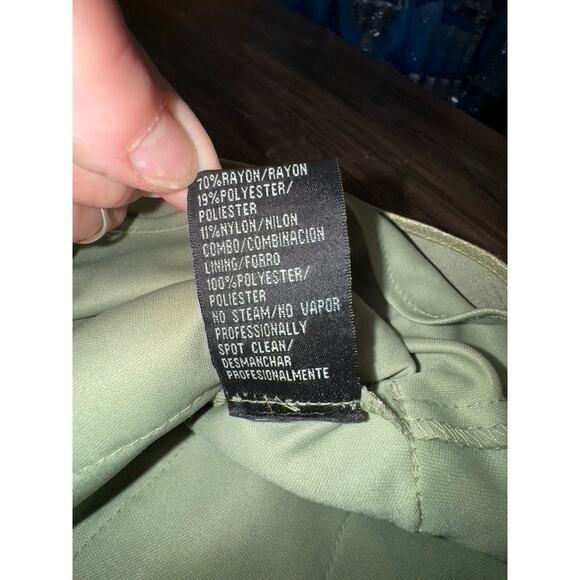 S.L. Fashion Green Layered Dress, RUFFLES, LAYERS, Silky, Sheer, Size L,Fairy - Picture 10 of 12